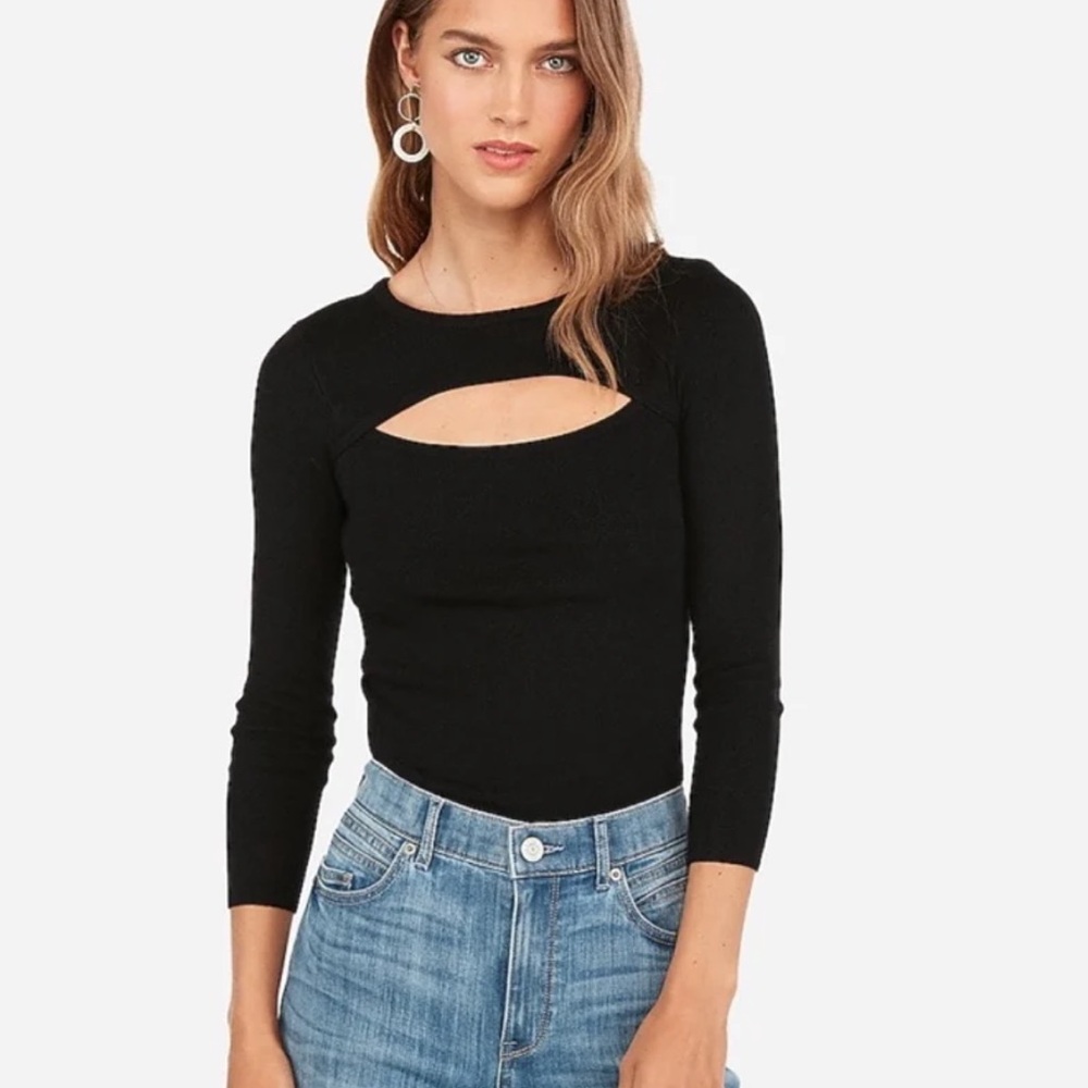Black Long Sleeve Top